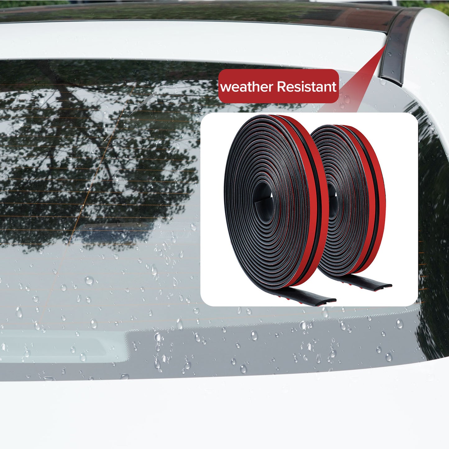 T Shape Car Windshield Rubber Seal Trim